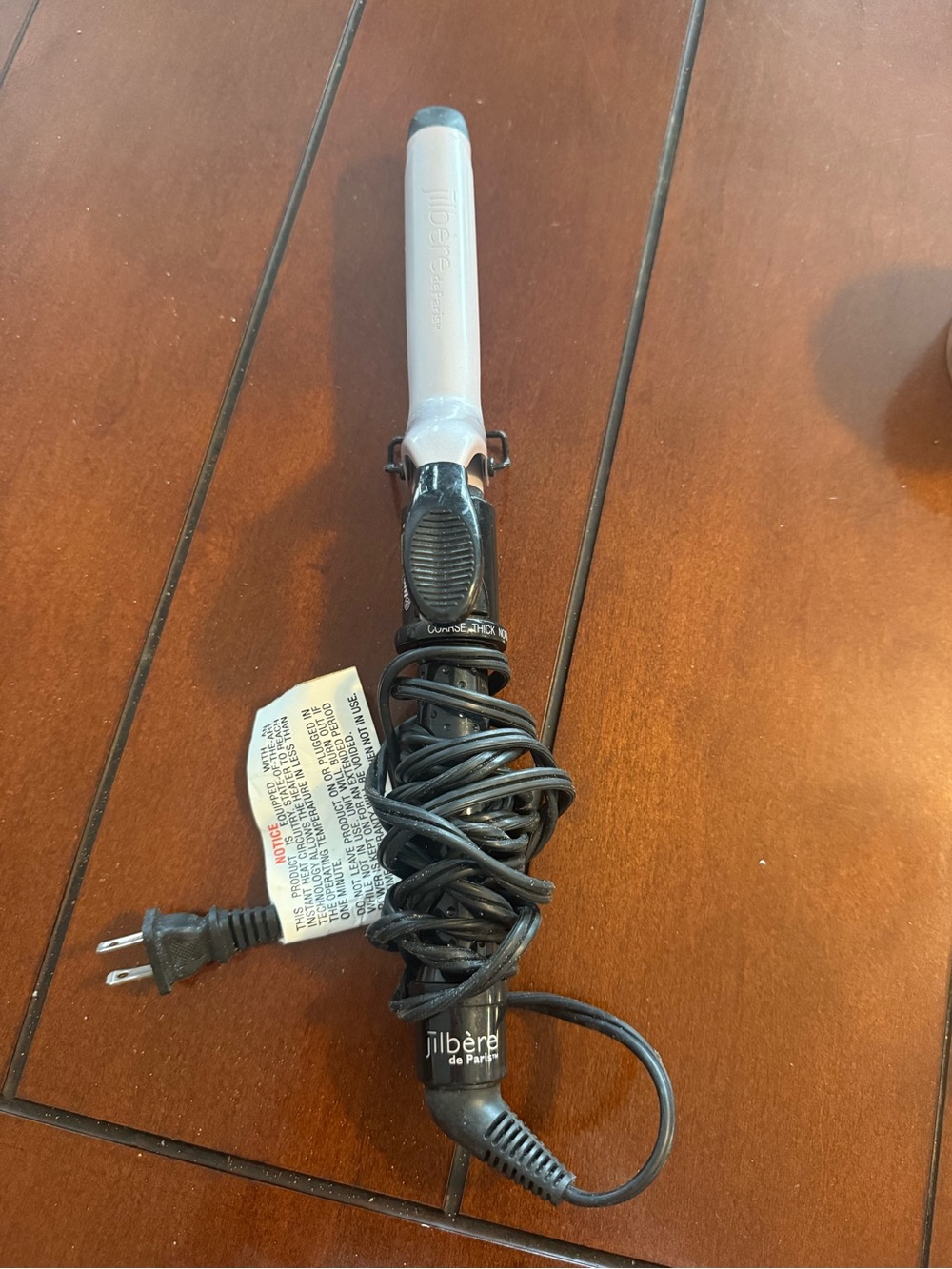 ⭐️ Jilbère de Paris Ceramic Curling Iron